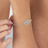 Rimmed Monogram Bracelet 2
