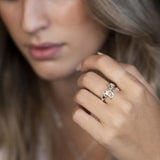 Two Name or Three Name Ring on a person
