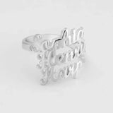 Two Name or Three Name Ring 3