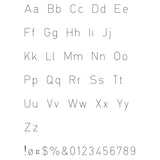 Engraved Sideways Cross Bracelet font