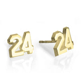 Number Earrings 2