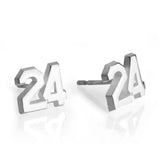 Number Earrings