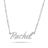 Personalized Name Necklace on Figaro Chain 2