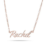 Personalized Name Necklace on Figaro Chain 3