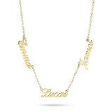 Script Multiple Name Necklace