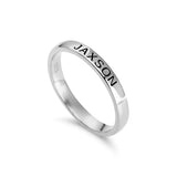 Engraved Band Stacking Ring