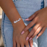Classic Script Name Bracelet