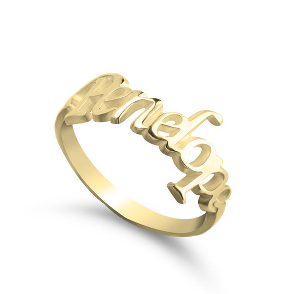 Custom Name Ring