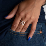 Personalized Custom Initial Ring 2