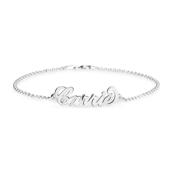 Classic Script Name Bracelet  2