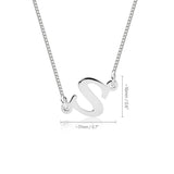 Sideways Initial Necklace 3