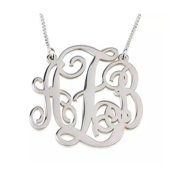 Classic Monogram Necklace - Split Chain