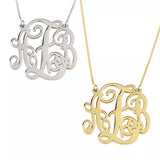 Classic Monogram Necklace - Split Chain 3