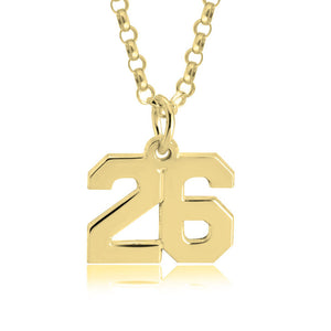 Personalized Number Necklace