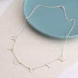 Spaced Letter Name Necklace 3