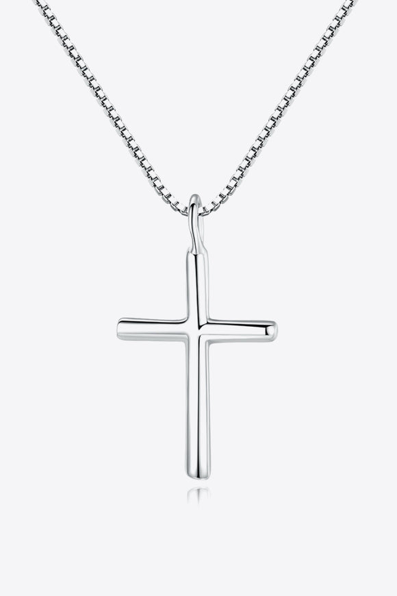 Sterling Silver Cross Pendant Necklace
