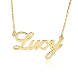 Personalized Classic Script Name Necklace 3
