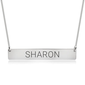 Personalized Bar Necklace