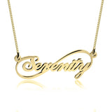 Personalized Infinity Name Necklace