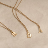 Gold Initial Necklace