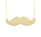 Personalized Mustache Necklace - Bellalicious Boutique
 - 1